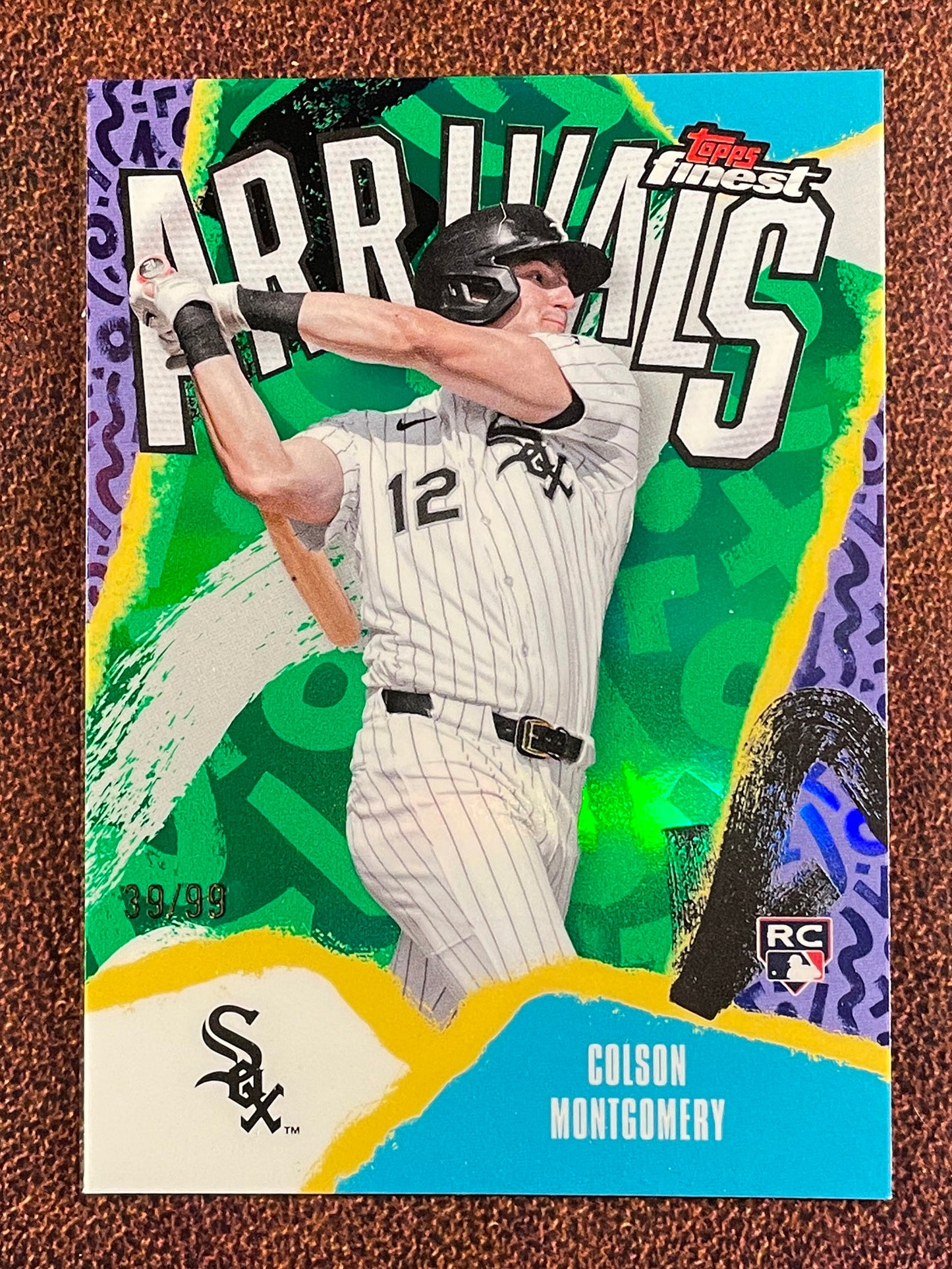 Colson Montgomery - 2026 Topps Finest - GREEN Arrivals /99 - White Sox