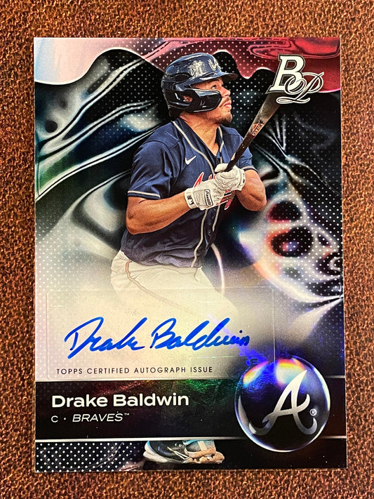 Drake Baldwin - 2023 Bowman Platinum - AUTO - Braves