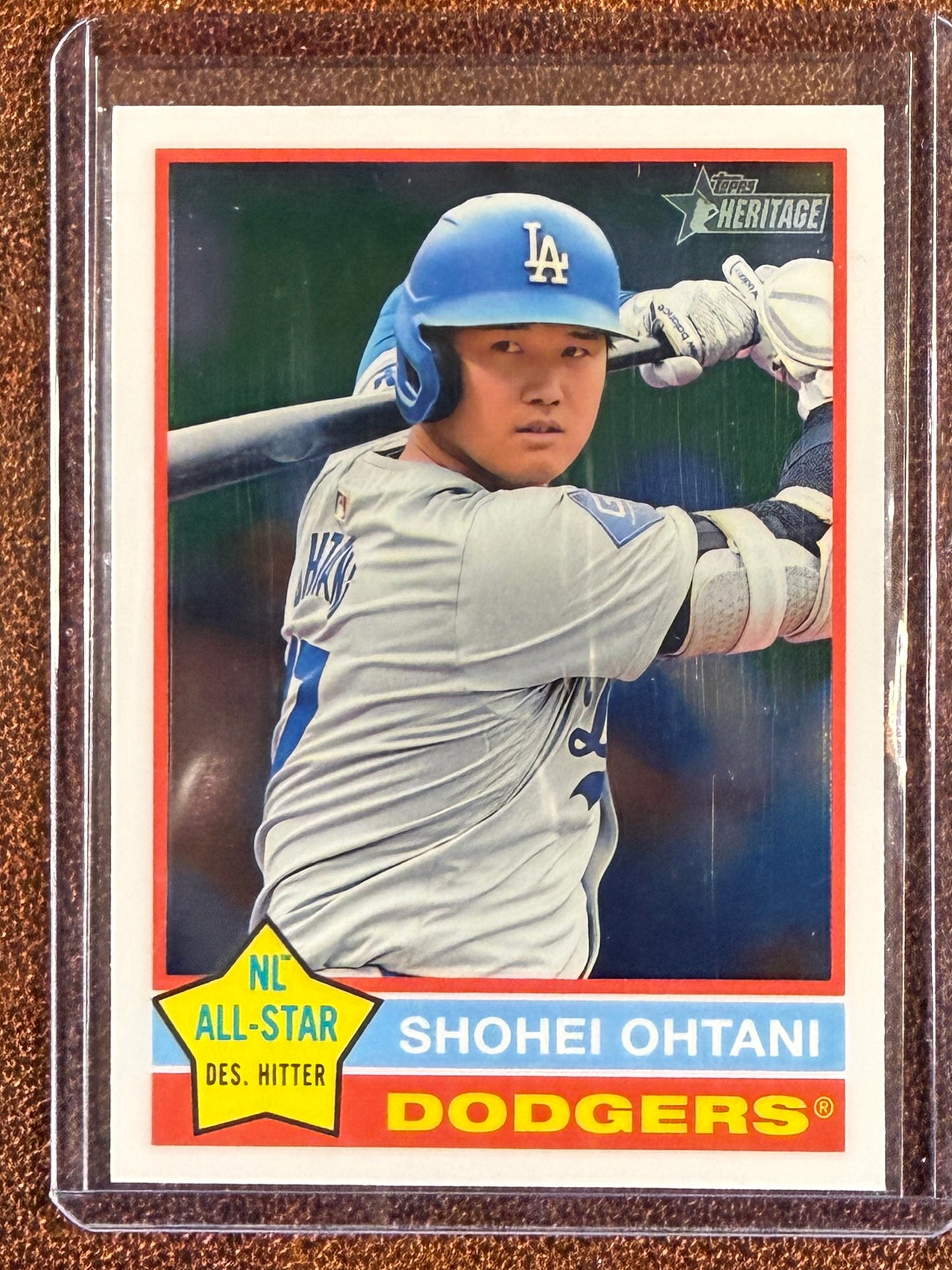Shohei Ohtani - 2025 Topps Heritage - Chrome - Dodgers