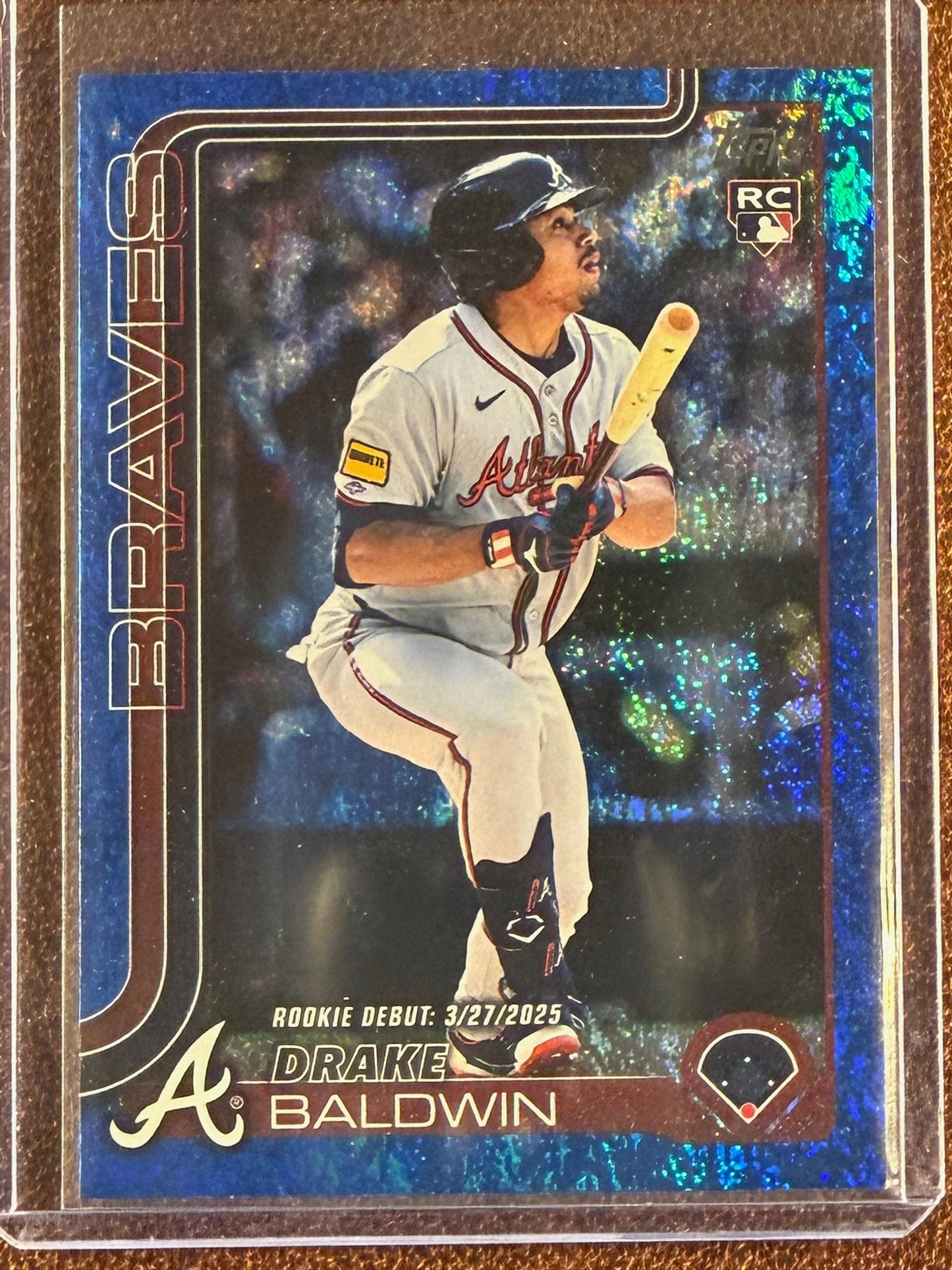 Drake Baldwin - 2025 Topps Update - Rookie BLUE Holofoil /150 - Braves