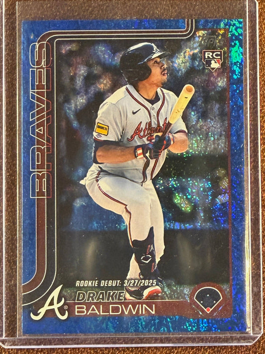 Drake Baldwin - 2025 Topps Update - Rookie BLUE Holofoil /150 - Braves