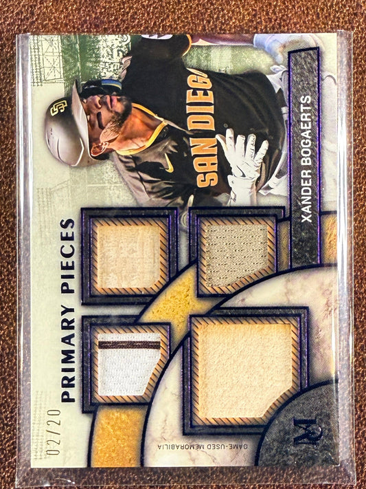 Xander Bogaerts - 2025 Museum Collection - Primary Pieces PURPLE /20 - Padres