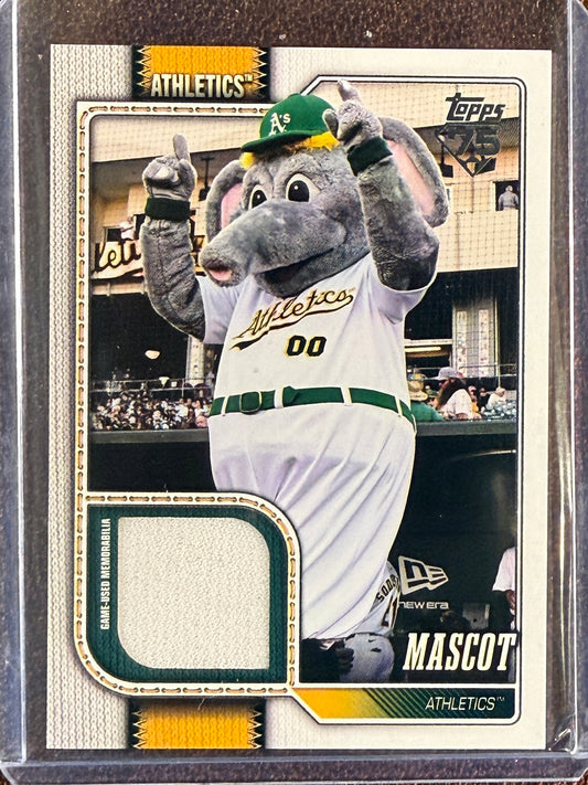Mascot - 2026 Topps Series 1 - Game Used RELIC - Athletics