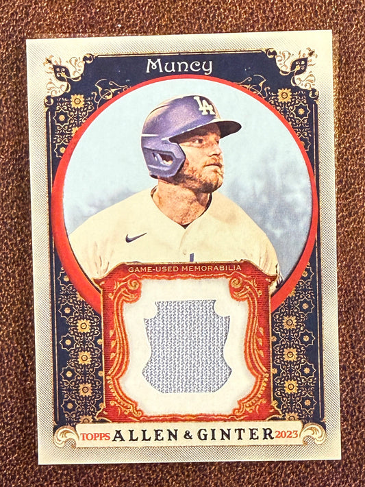 Max Muncy - 2023 Allen & Ginter - RELIC - Dodgers