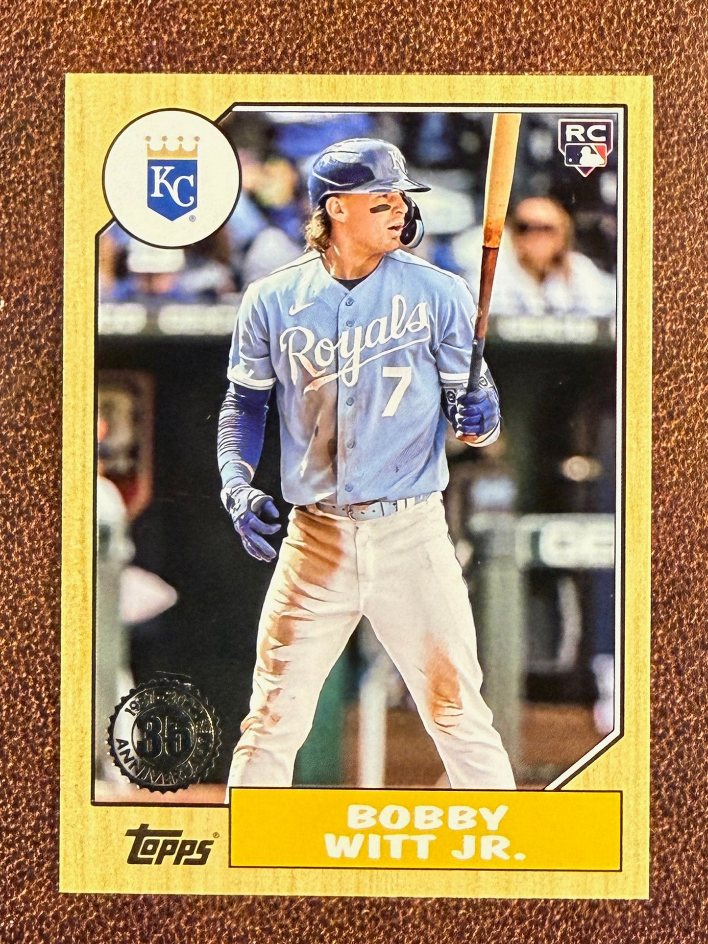 Bobby Witt Jr. - 2022 Topps Update - Rookie 1987 Insert - Royals