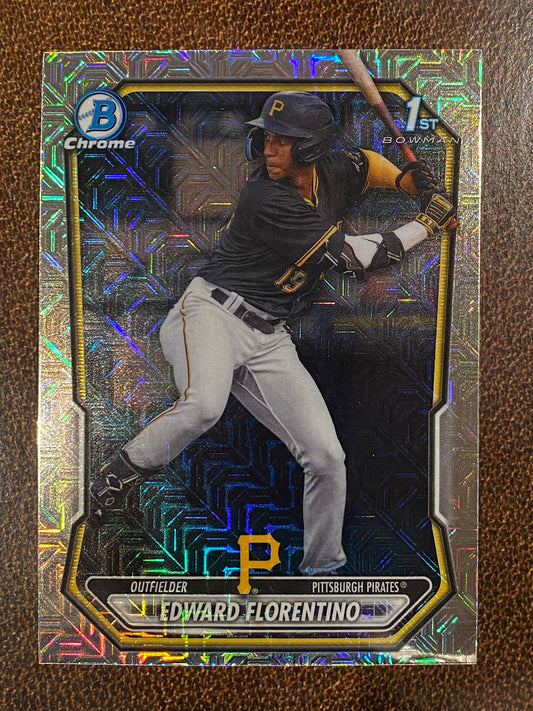 Edward Florentino - 2026 Bowman - 1st MOJO Refractor - Pirates