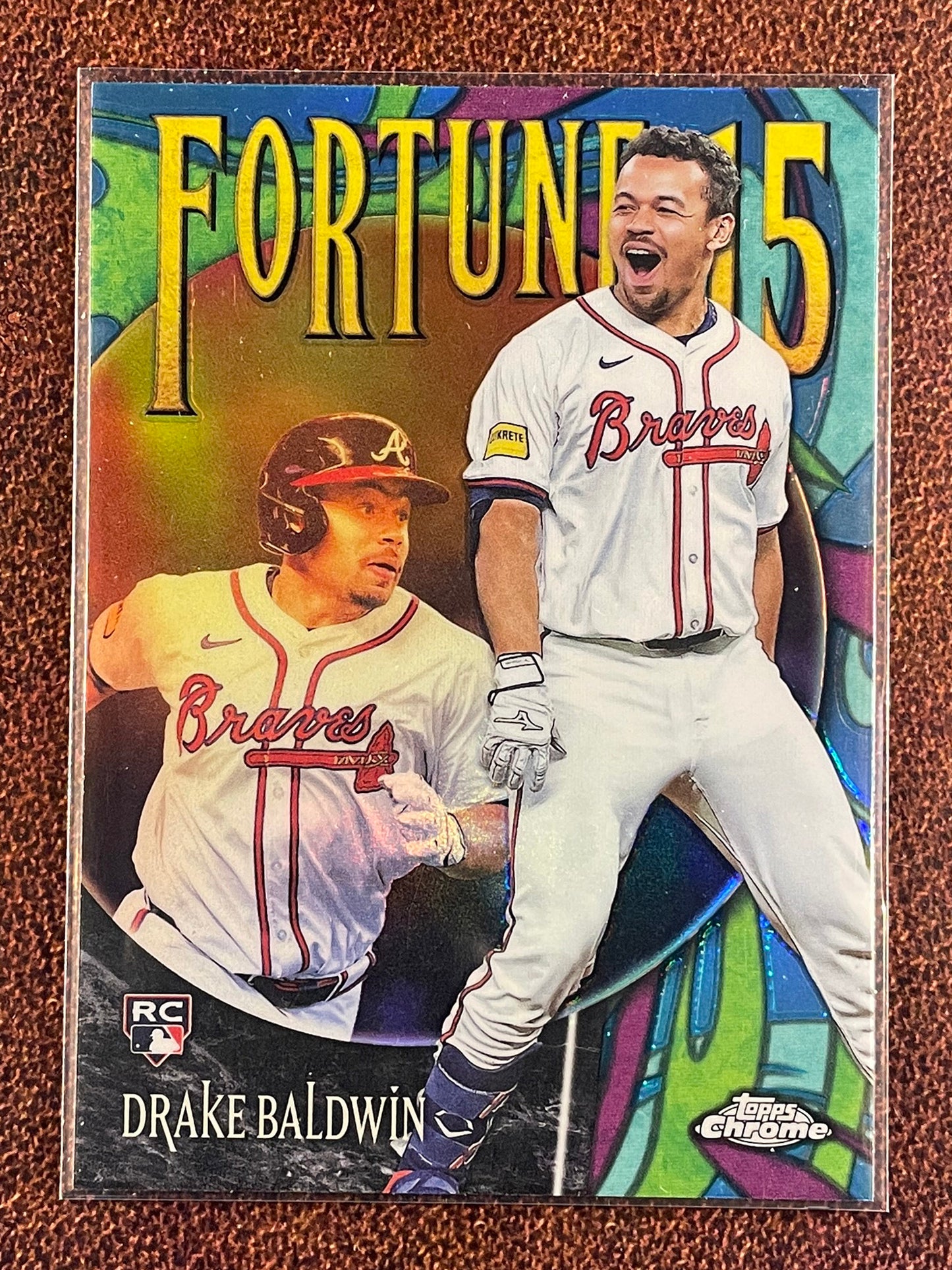 Drake Baldwin - 2025 Topps Chrome - Rookie Fortune 15 - Braves