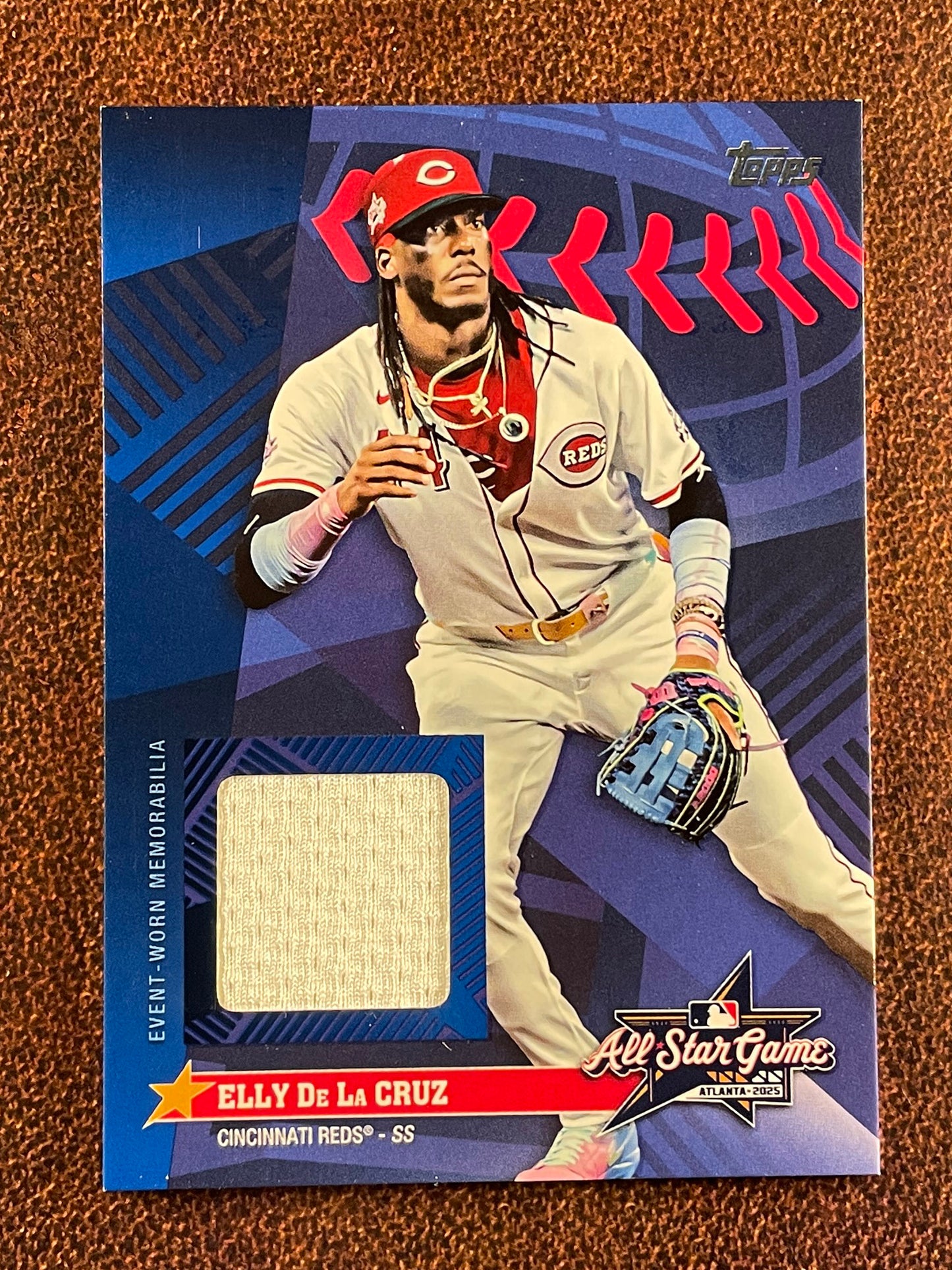 Elly De La Cruz - 2025 Topps Update - All Star Stitches (*Slight surface issues/corner whiting*) - Reds