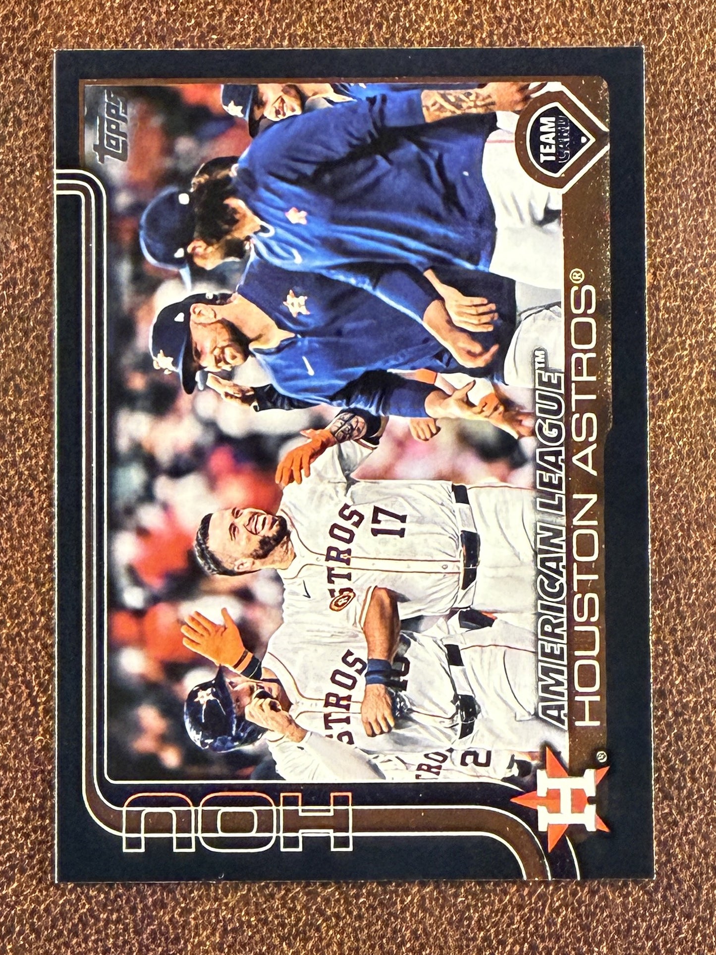 Houston Astros - 2025 Topps Series 1 - BLACK Paper /74 - Astros