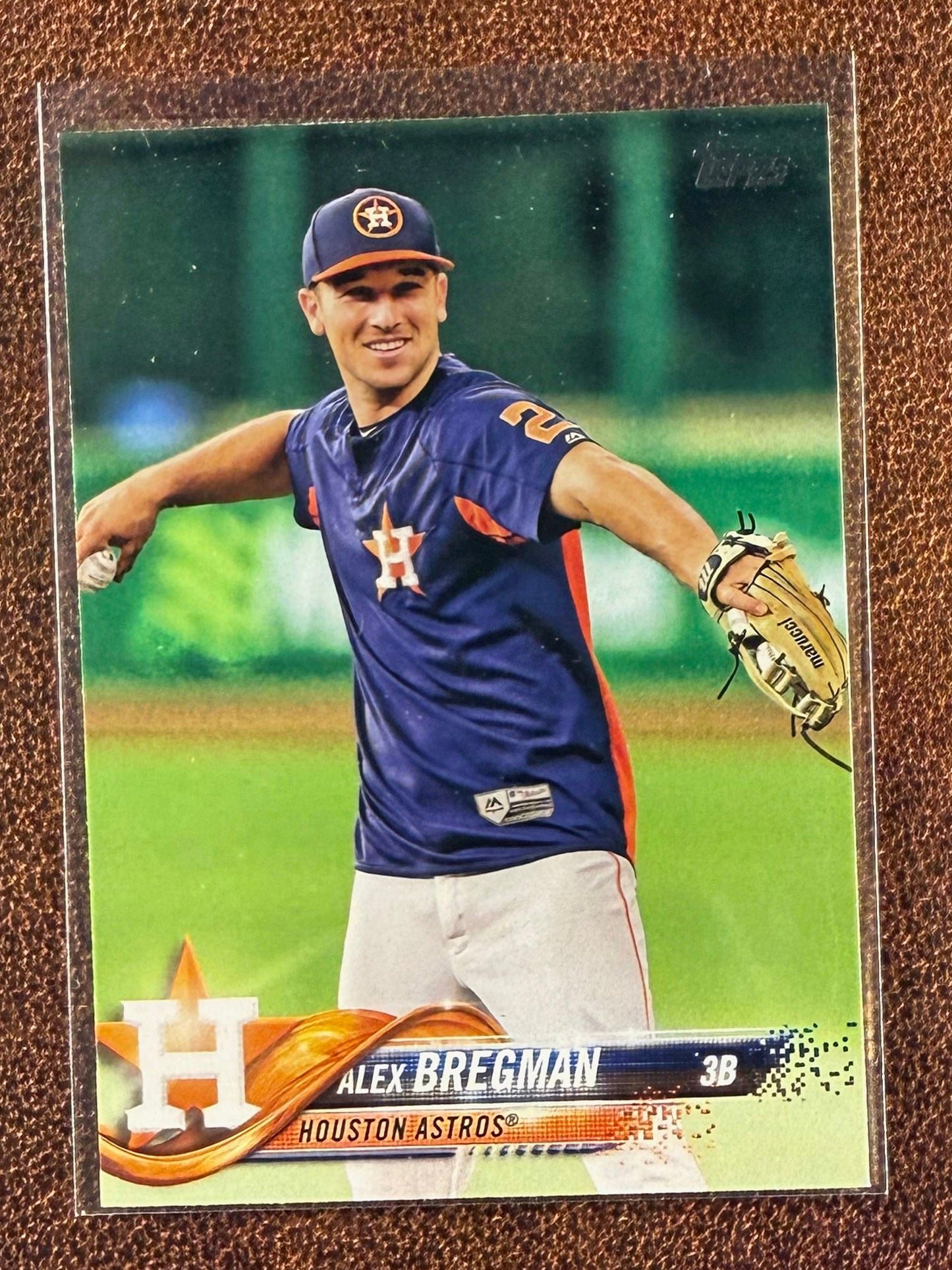 Alex Bregman - 2018 Topps Series 1 - Photo Variation SP (Blue Jersey) - Astros