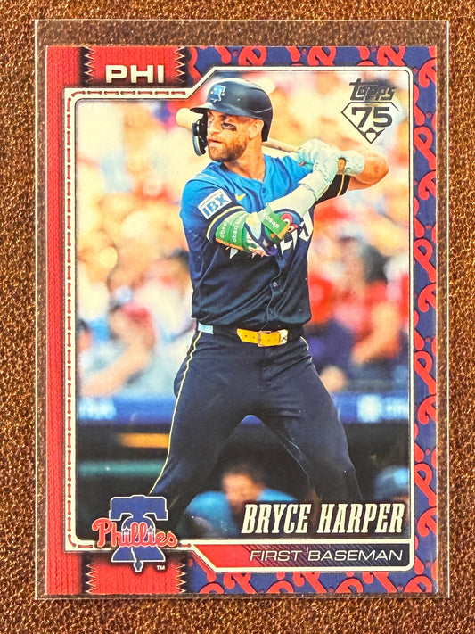 Bryce Harper - 2026 Topps Series One - Team Border - Phillies