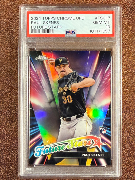 Paul Skenes - 2024 Topps Chrome Update - Rookie Future Stars (PSA 10) - Pirates