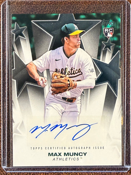 Max Muncy - 2025 Topps Update - Rookie Baseball Stars AUTO - Athletics