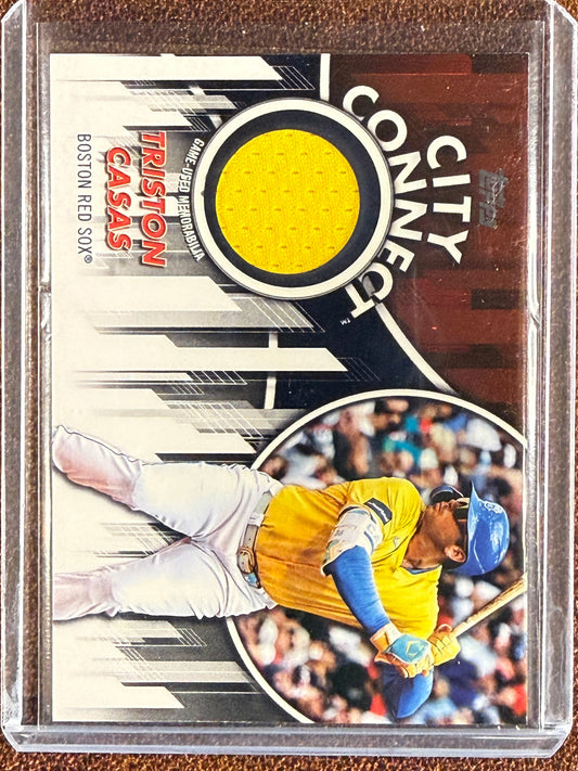Triston Casas - 2026 Topps Series 1 - City Connect Game Used RELIC - Red Sox