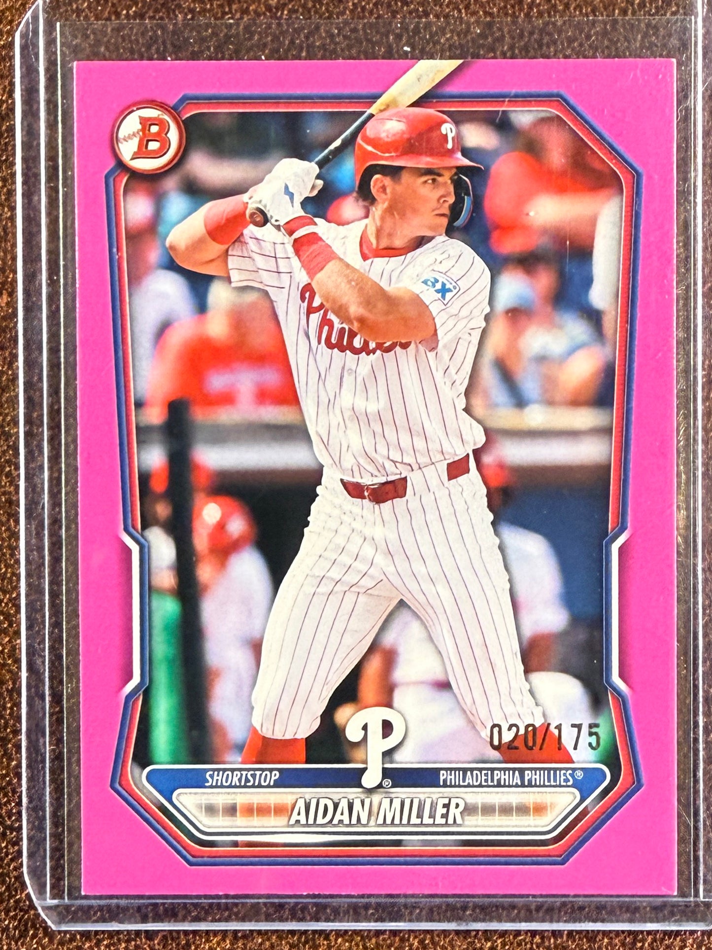 Aidan Miller - 2026 Bowman - PINK Paper/ 175 - Phillies