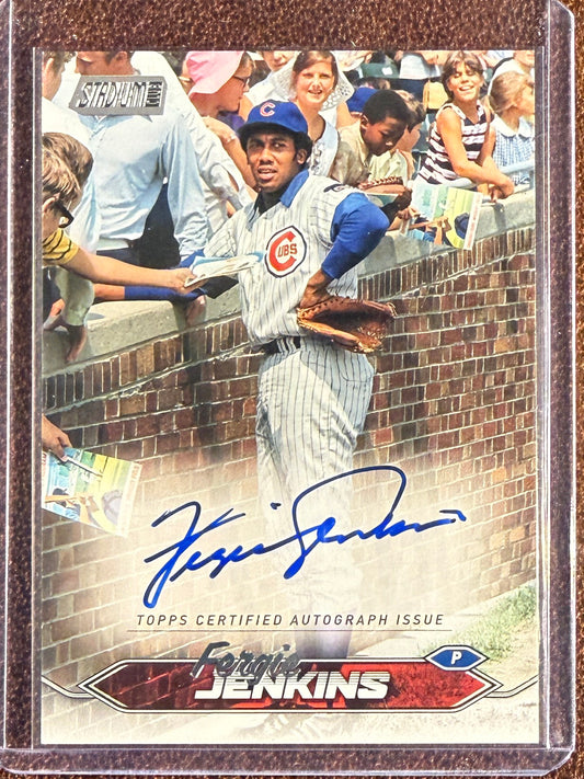 Fergie Jenkins - 2024 Topps Stadium Club - AUTO - Cubs