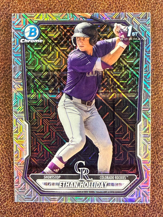 Ethan Holliday - 2026 Bowman - 1st Bowman MOJO - Rockies