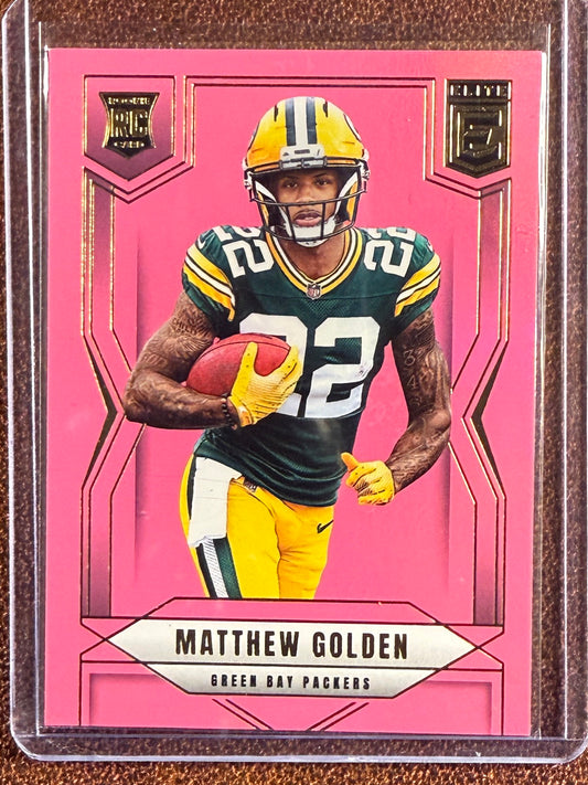 Matthew Golden - 2025 Panini Donruss Elite - Rookie PINK - Packers