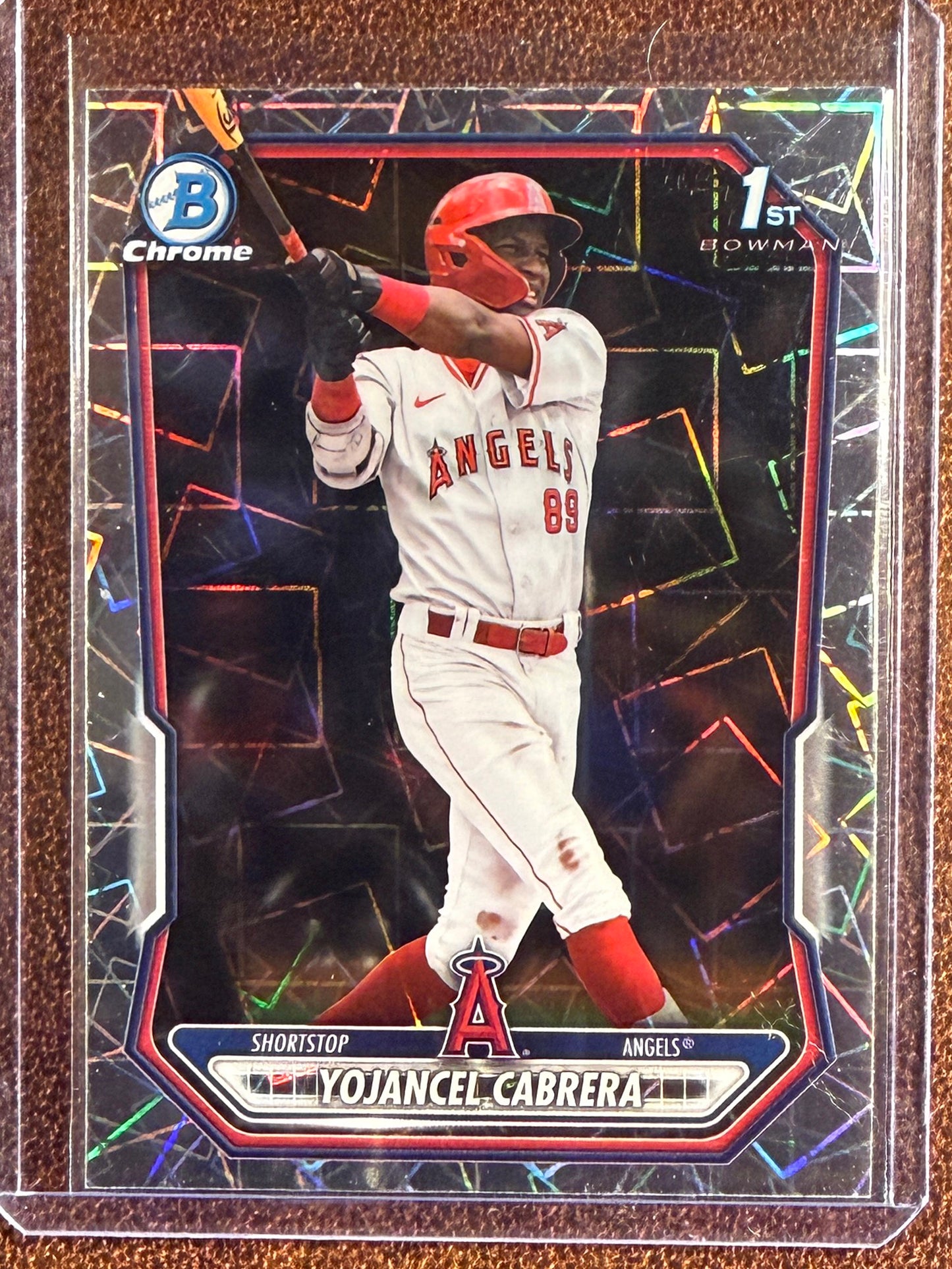 Yojancel Cabrera - 2026 Bowman - 1st Bowman Laser Refractor - Angels