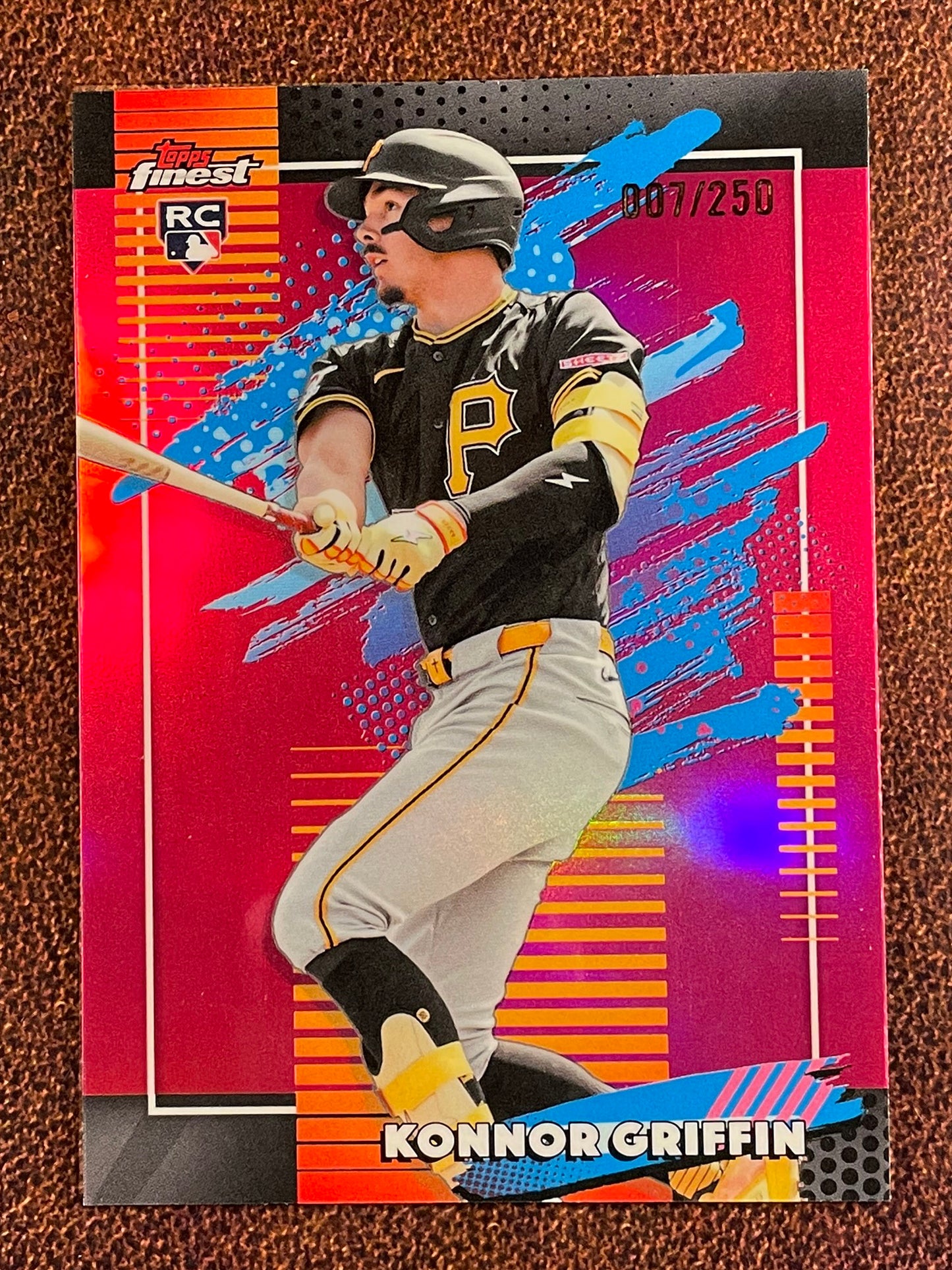 Konnor Griffin - 2026 Topps Finest - PINK Rookie Uncommon /250 - Pirates