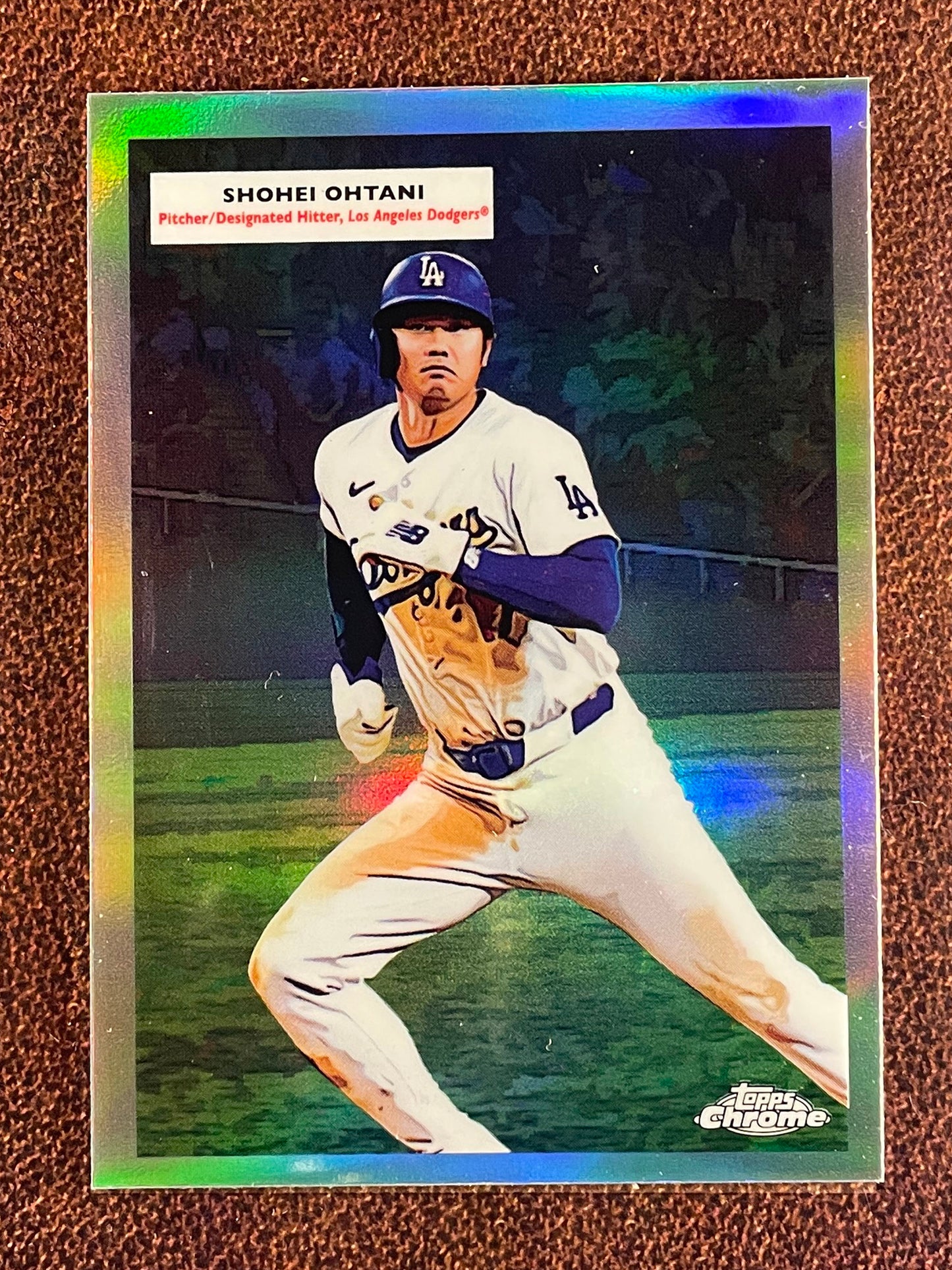 Shohei Ohtani /Sandy Kourfax - 2025 Topps Chrome Platinum - Double Headers - Dodgers
