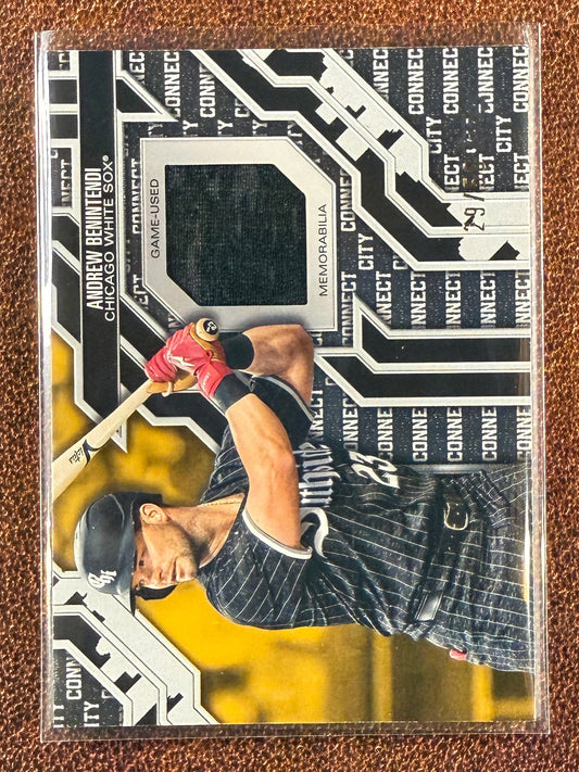 Andrew Benintendi - 2025 Topps Series 2 - City Connect GOLD RELIC /50 - White Sox