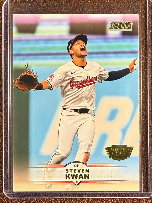 Steven Kwan - 2025 Topps Stadium Club - Members Only SP - Guardians