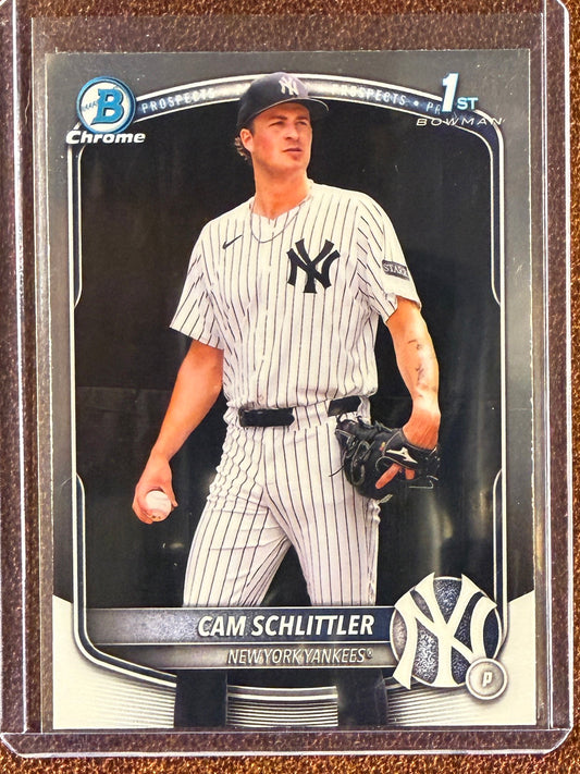Cam Schlittler - 2025 Bowman Chrome - 1st Bowman - Yankees