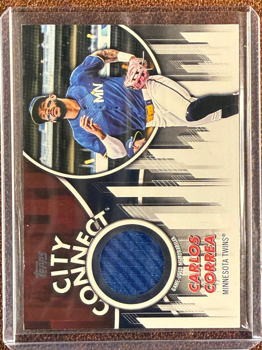 Carlos Correa - 2026 Topps Series 1 - City Connect RELIC - Twins