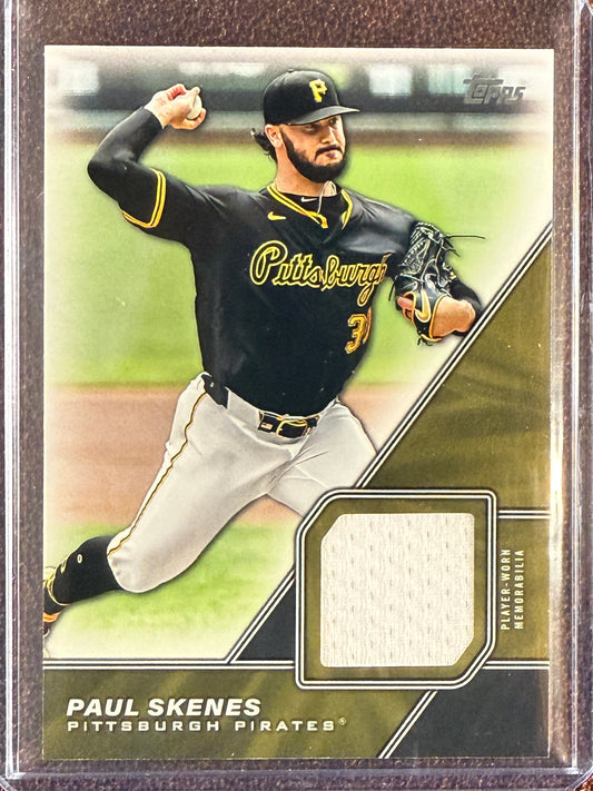 Paul Skenes - 2026 Topps Series 1 - Major League Material RELIC - Pirates (sold)