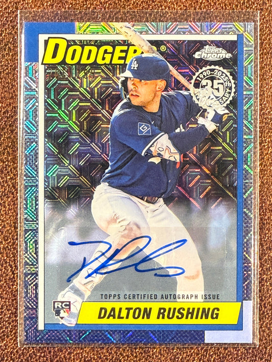 Dalton Rushing - 2025 Topps Update - Rookie MOJO AUTO /299 - Dodgers