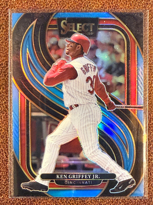 Ken Griffey Jr. - 2025 Panini Select - BLUE /199 - Reds