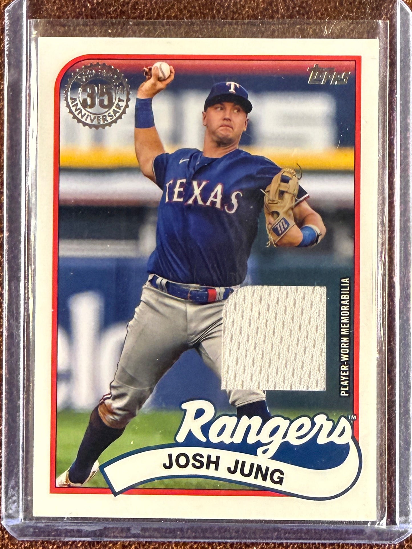 Josh Jung - 2024 Topps Series 1 - 1989 RELIC - Rangers