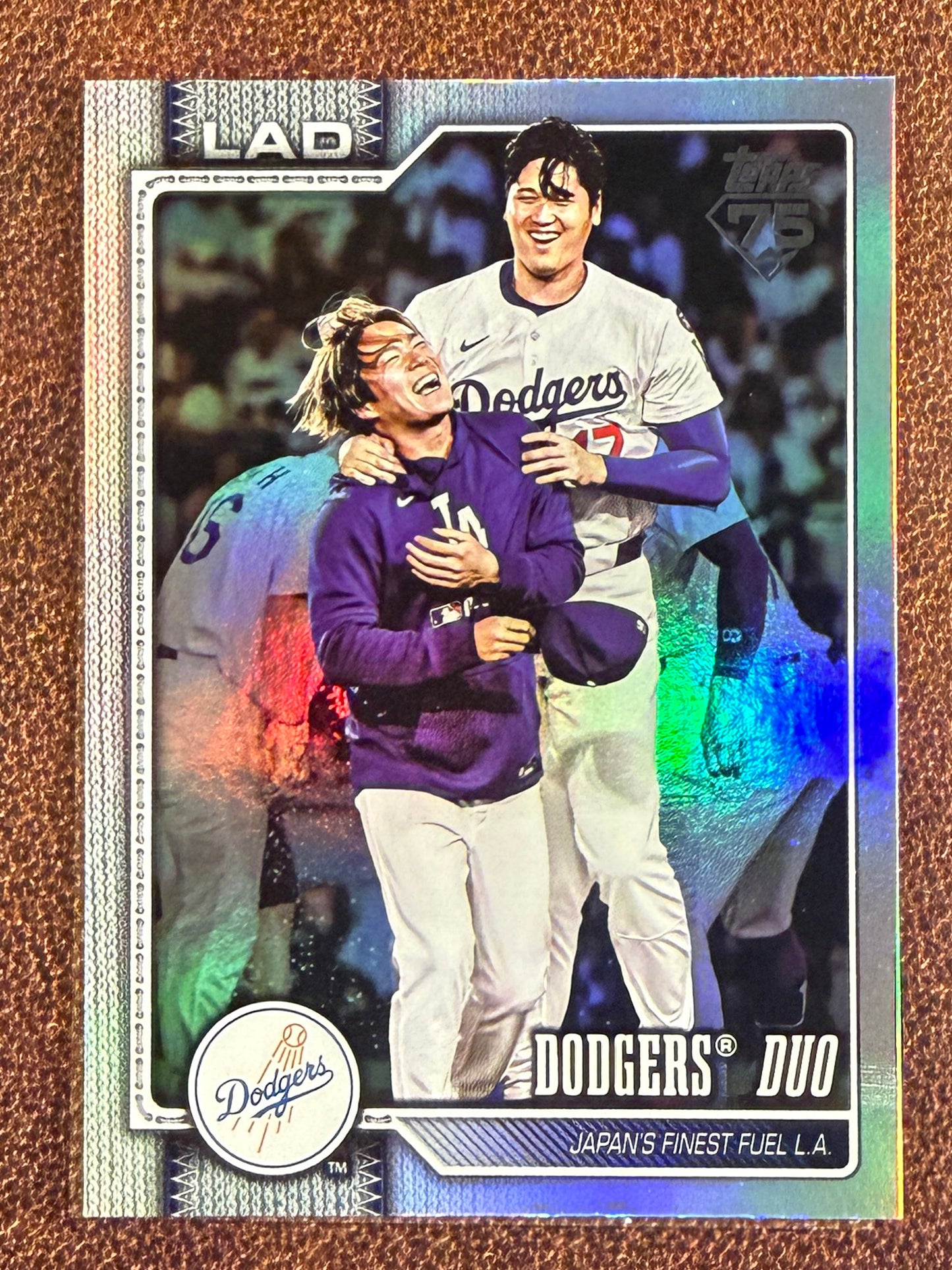 Shohei Ohtani/Yoshinobu Yamamoto - 2026 Topps Series 1 - Dodgers Duo Rainbow Foil - Dodgers .