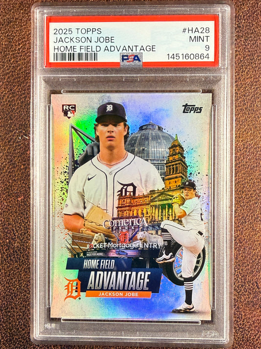 Jackson Jobe - 2025 Topps Series 2 - Home Field Advantage (PSA 9) - Tigers