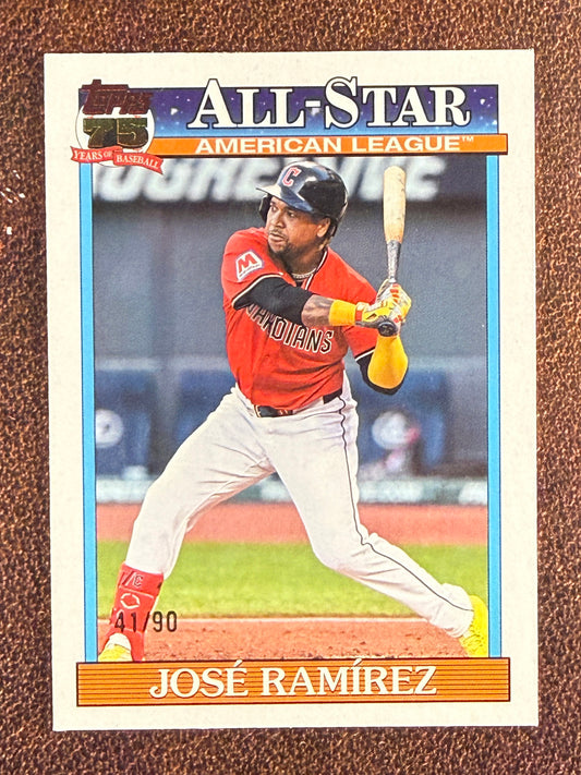 Jose Ramirez - 2026 Topps Series 2 - Real One Vintage Stock /90 - Guardians