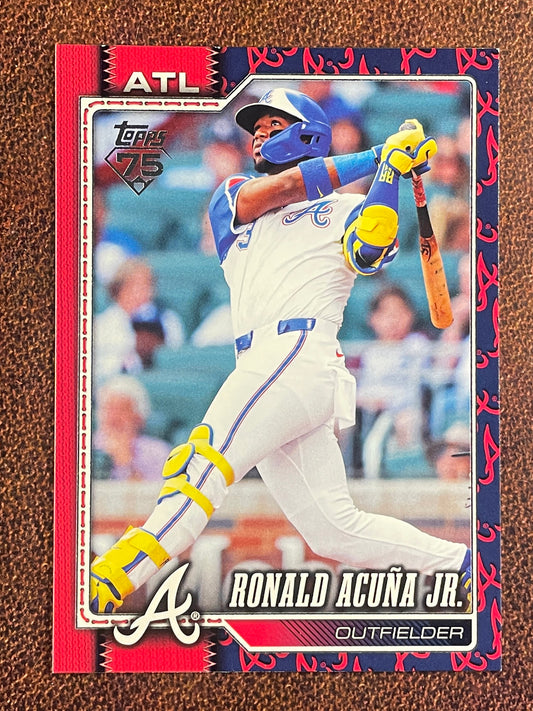 Ronald Acuna Jr. - 2026 Topps Series 1 - Team Border - Braves