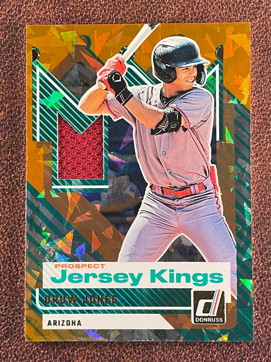 Druw Jones - 2025 Panini Donruss - Jersey King RELIC - Diamondbacks