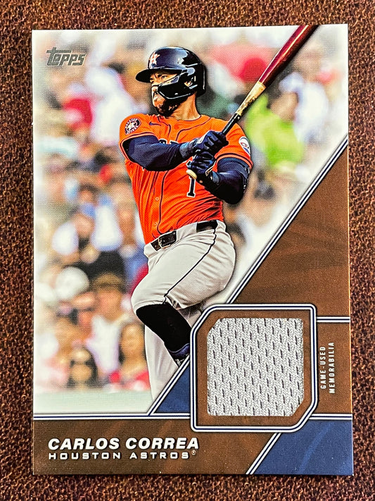 Carlos Correa - 2026 Topps Series 1 - Major League Material RELIC - Astros