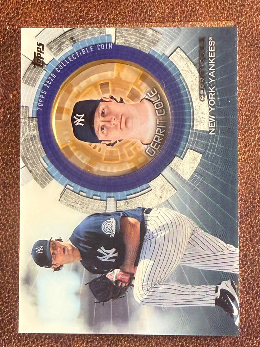 Gerrit Cole - 2020 Topps Update - Topps Coin RELIC - Yankees