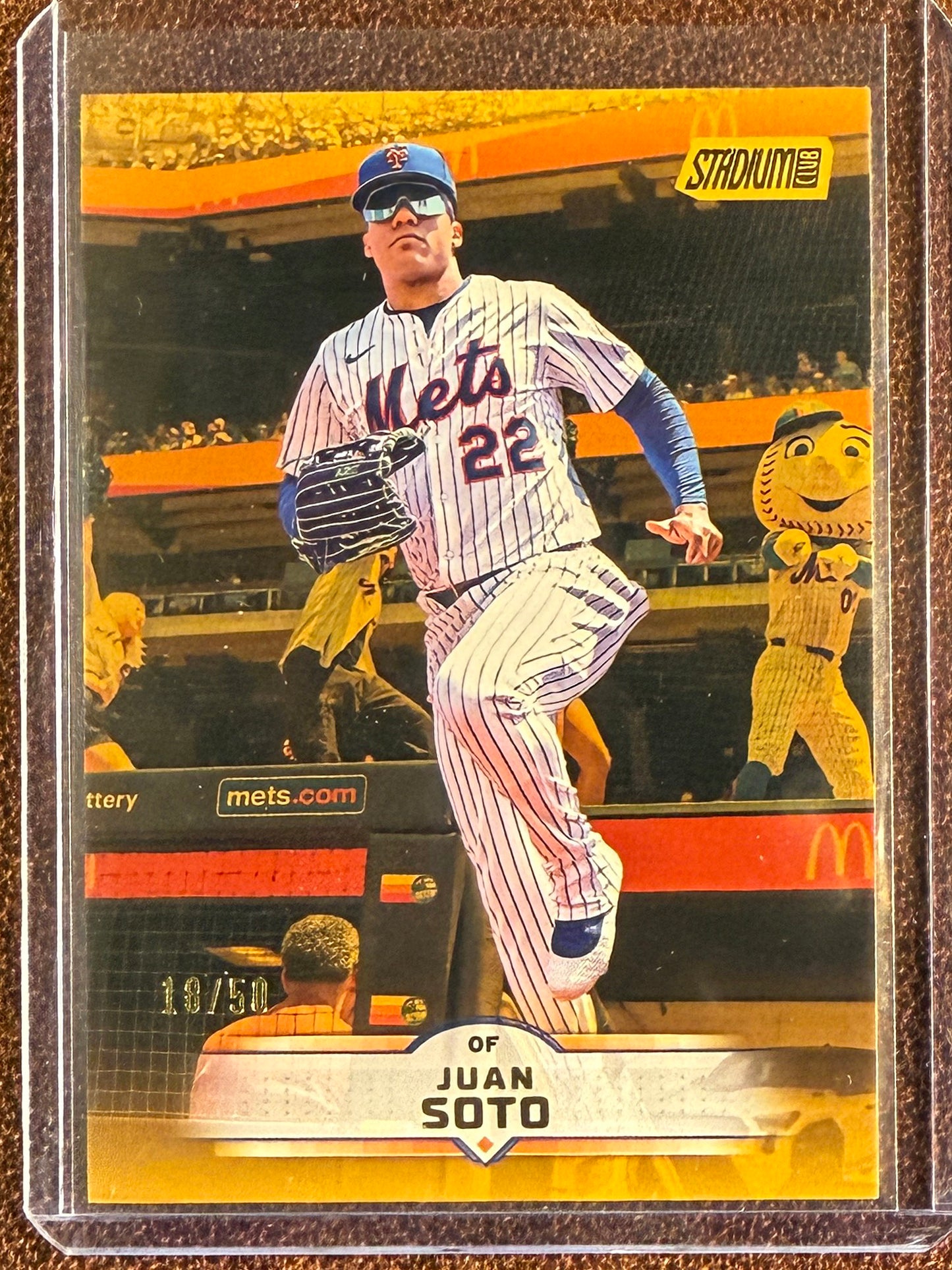 Juan Soto - 2025 Topps Stadium Club - GOLD /50 - Mets