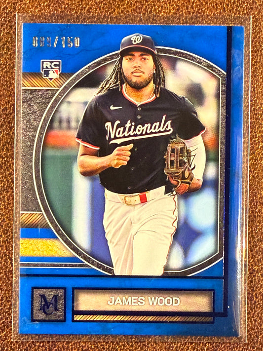 James Wood - 2025 Topps Museum Collection - BLUE /150 - Nationals