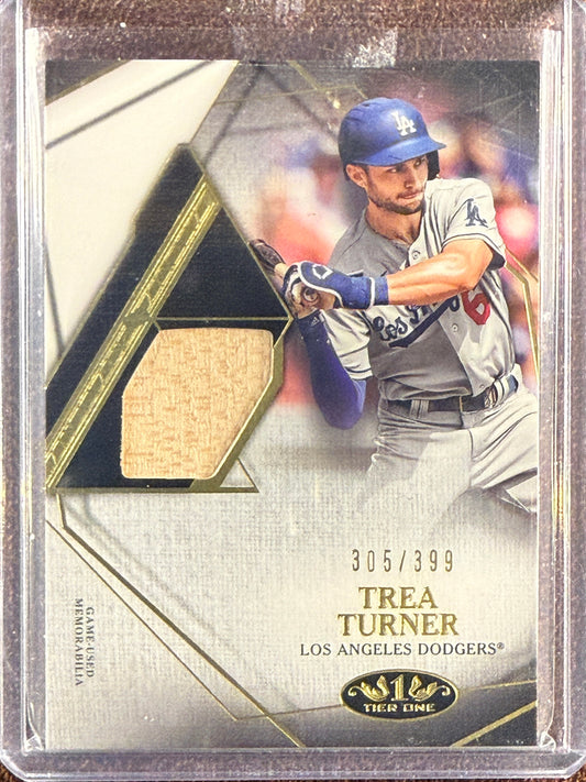 Trea Turner - 2022 Topps Tier One - Game Used RELIC /399 - Dodgers