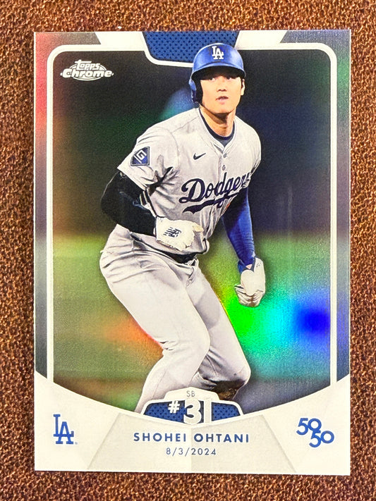 Shohei Ohtani - 2024 Topps 50/50 - Refractor SB#31 - Dodgers
