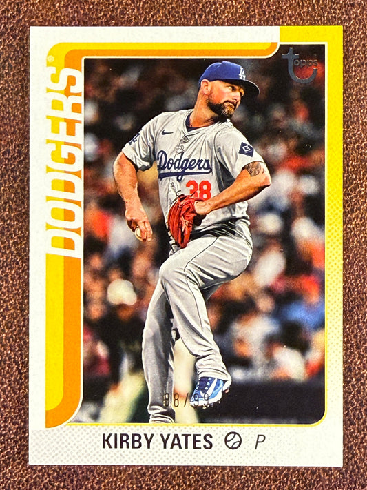 Kirby Yates - 2025 Topps Series 2 - Vintage Stock /99 - Dodgers