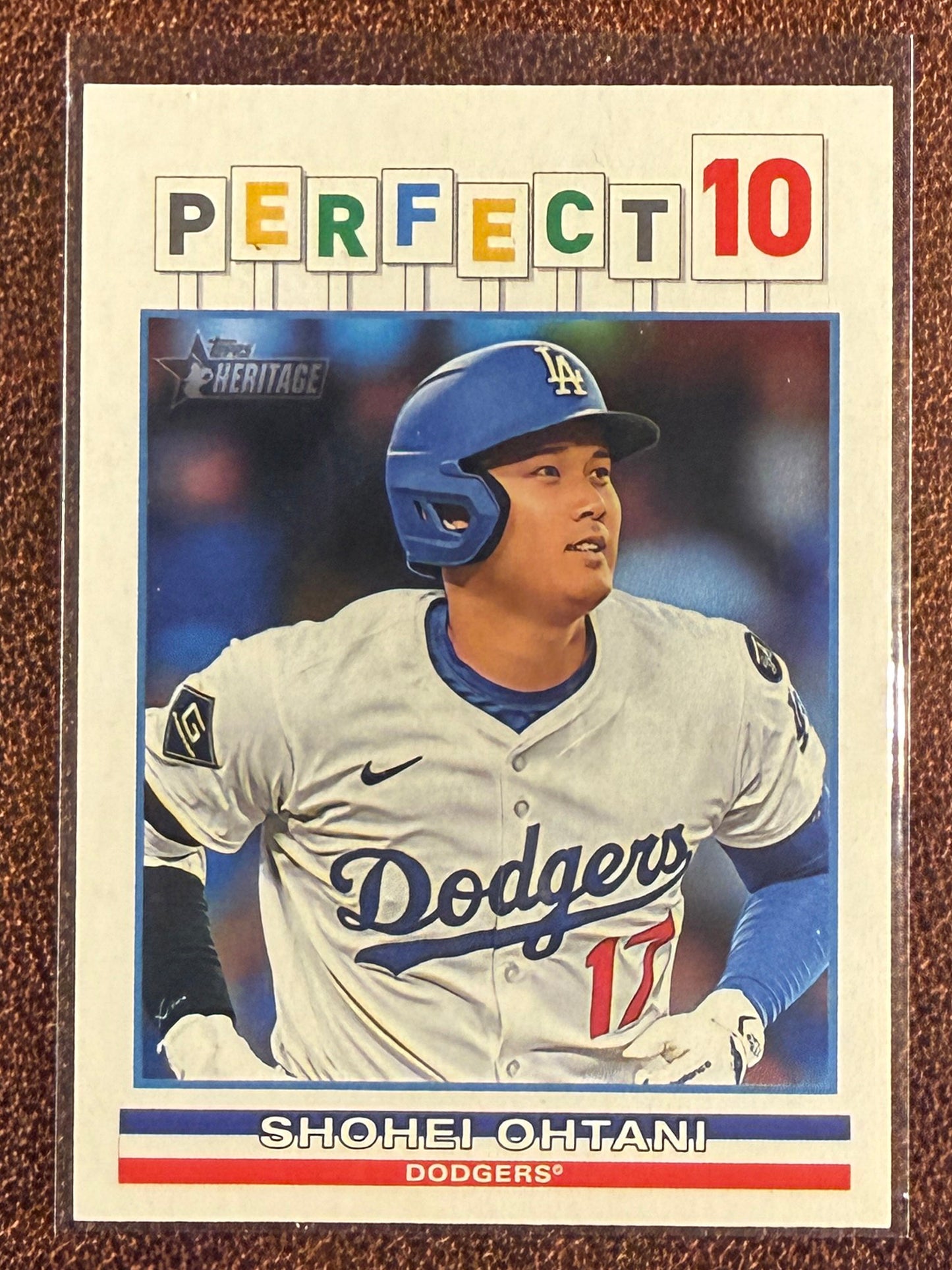 Shohei Ohtani - 2025 Topps Heritage - Perfect 10 Insert - Dodgers