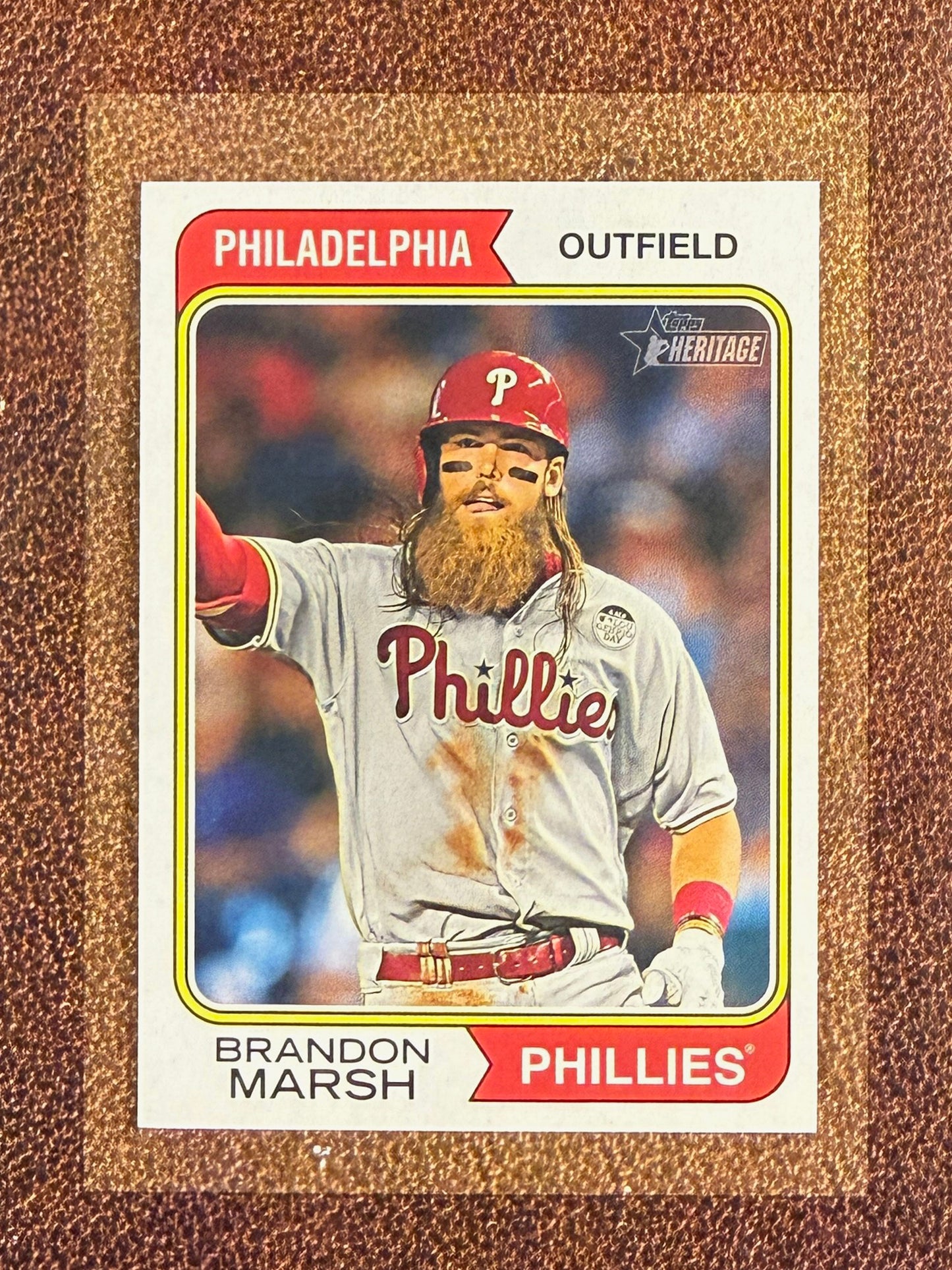 Brandon Marsh - 2023 Topps Heritage High Number - Mini SSP /100 - Phillies