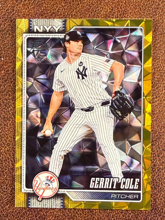 Gerrit Cole - 2026 Topps Series 2 - GOLD Diamante /50 - Yankees