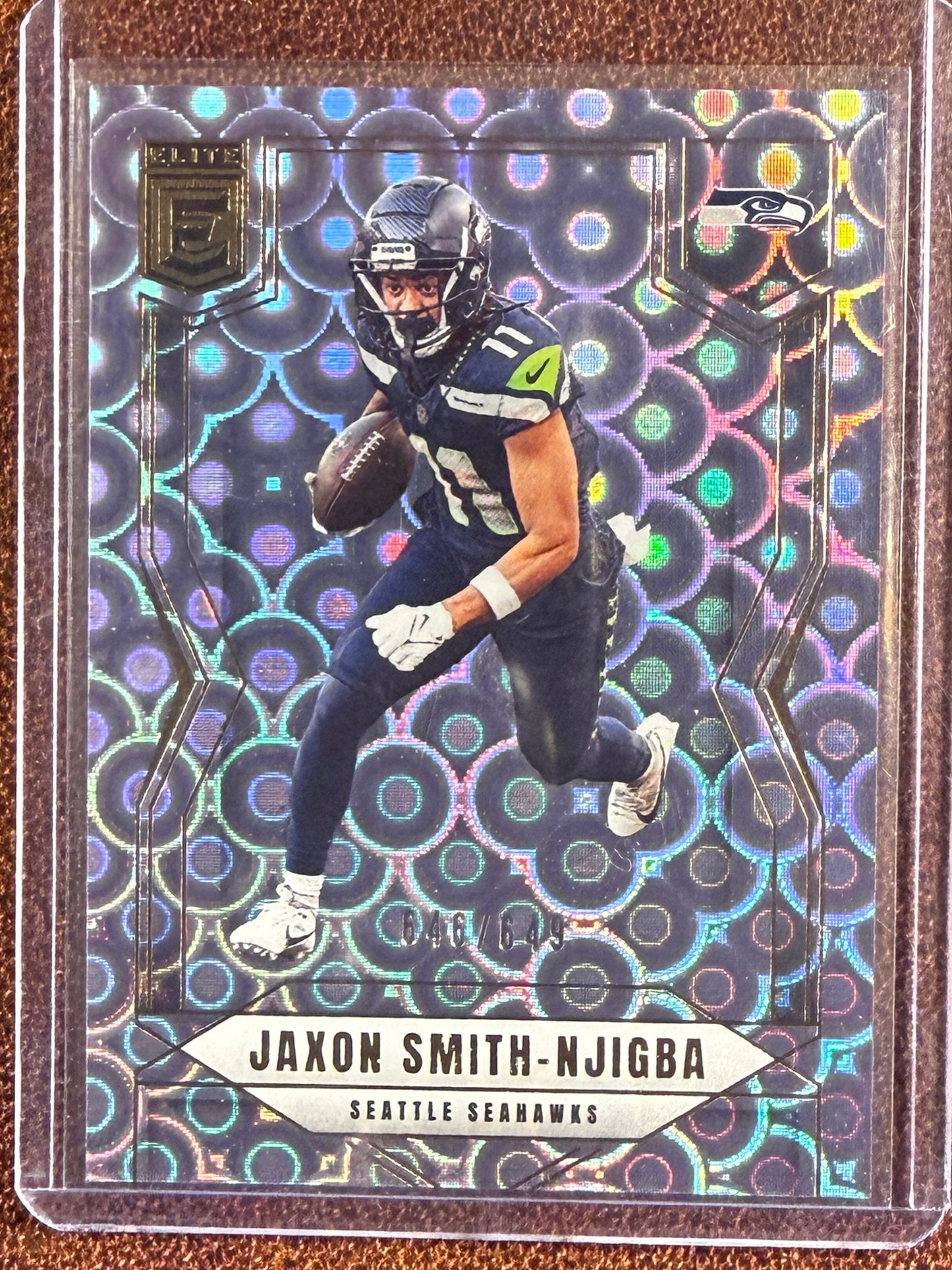 Jaxon Smith Njigba - 2025 Panini Donruss Elite - Lavender Pyramids /649 - Seahawks