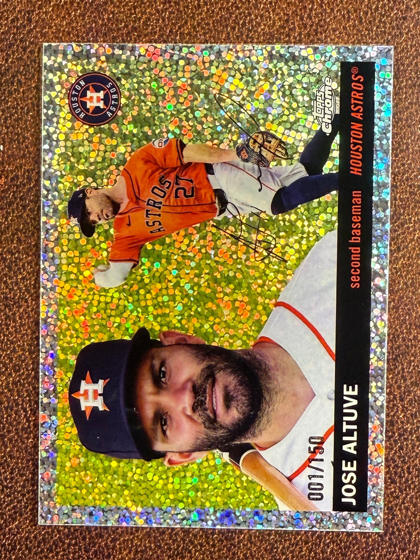 Jose Altuve - 2025 Topps Chrome Platinum - SPECKLE Refractor /150 - Astros